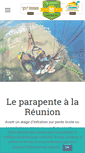 Mobile Screenshot of bourbonparapente.com